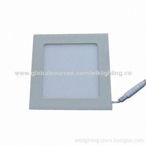 12W Square Super-thin Panel Light, 2835 LED, 85-265V